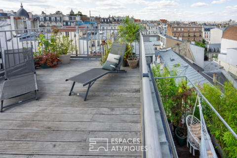 Appartement dernier étage, Rooftop et terrasse