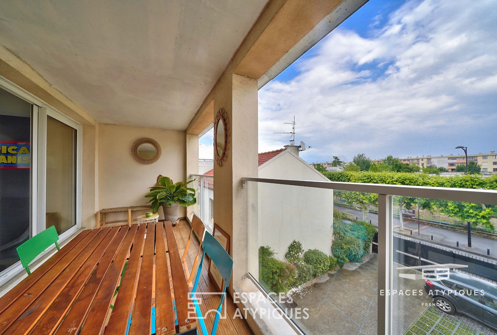 Appartement avec toit terrasse à aménager