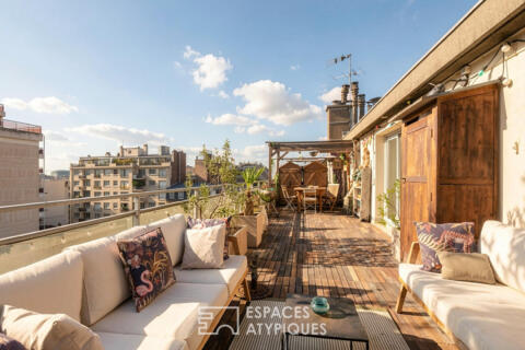 Dernier étage terrasse exposée sud ouest