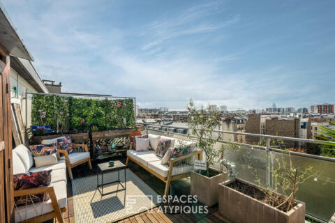 Dernier étage terrasse exposée sud ouest