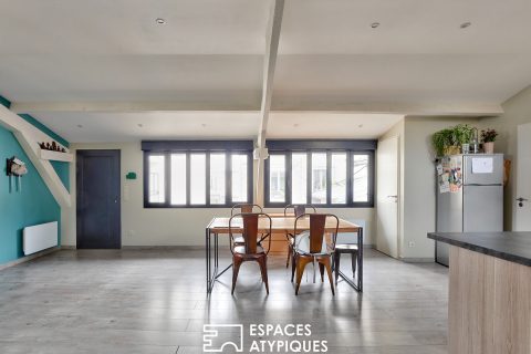 Ancien dépôt transformé en loft