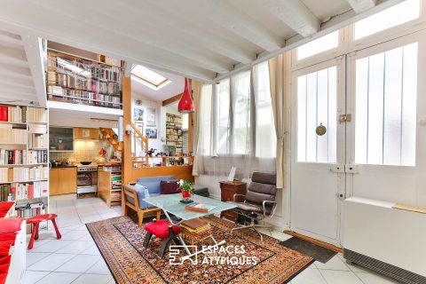 Ancien atelier sur cour transformé en loft