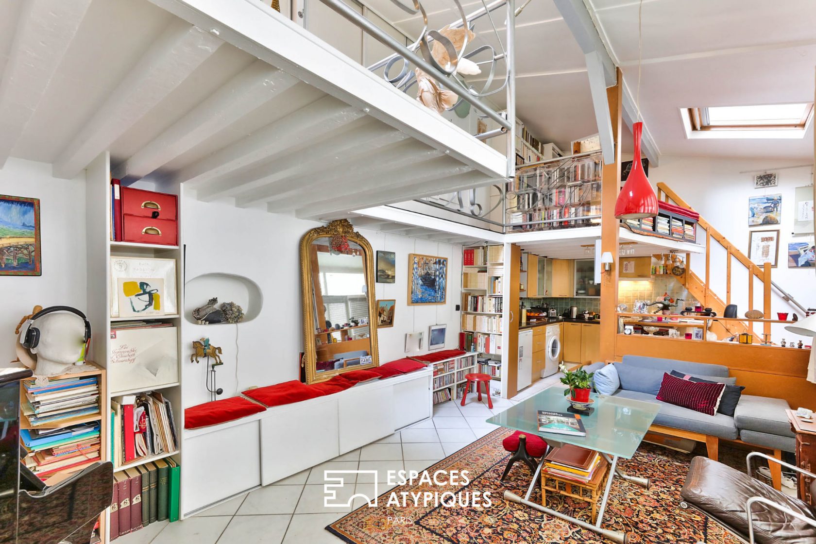 Ancien atelier sur cour transformé en loft