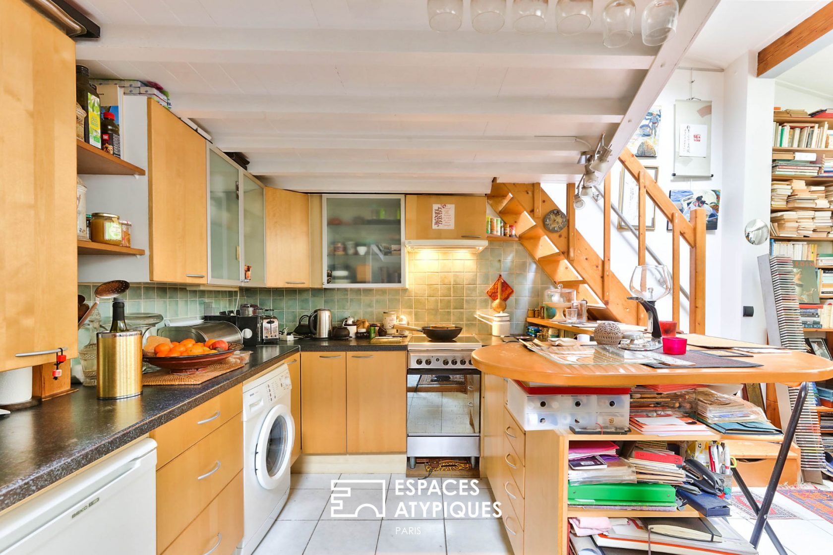 Ancien atelier sur cour transformé en loft