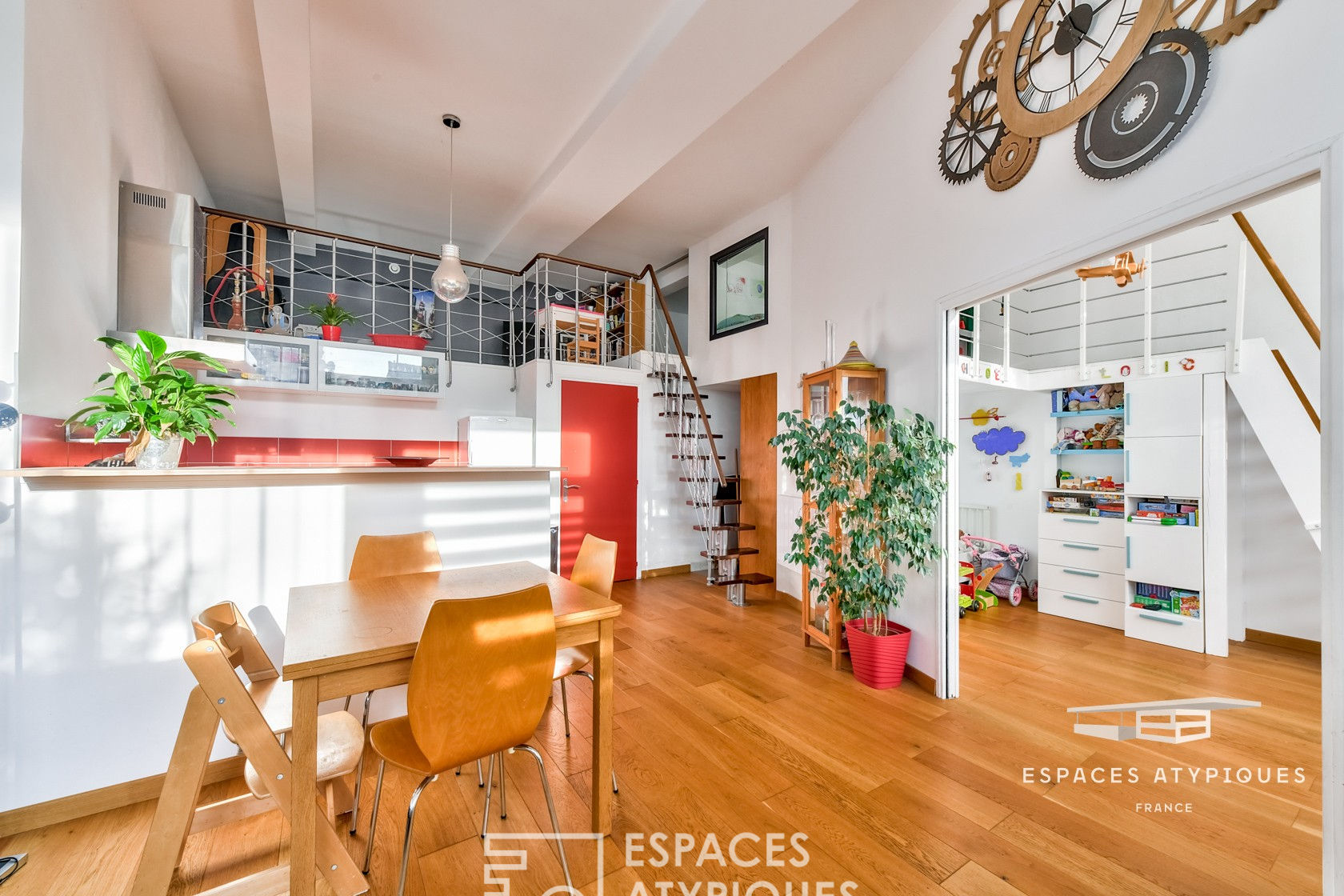 Loft with garden