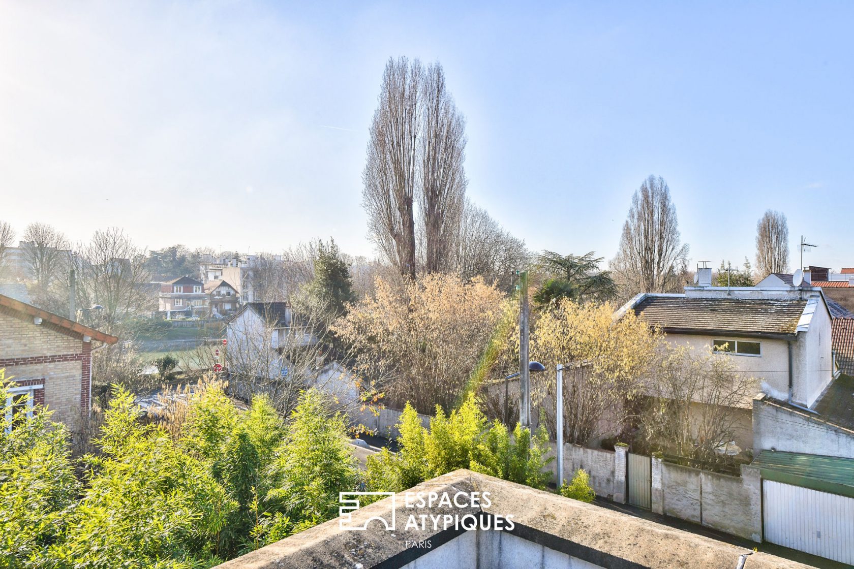 Maison avec toit terrasse proche des bords de Marne