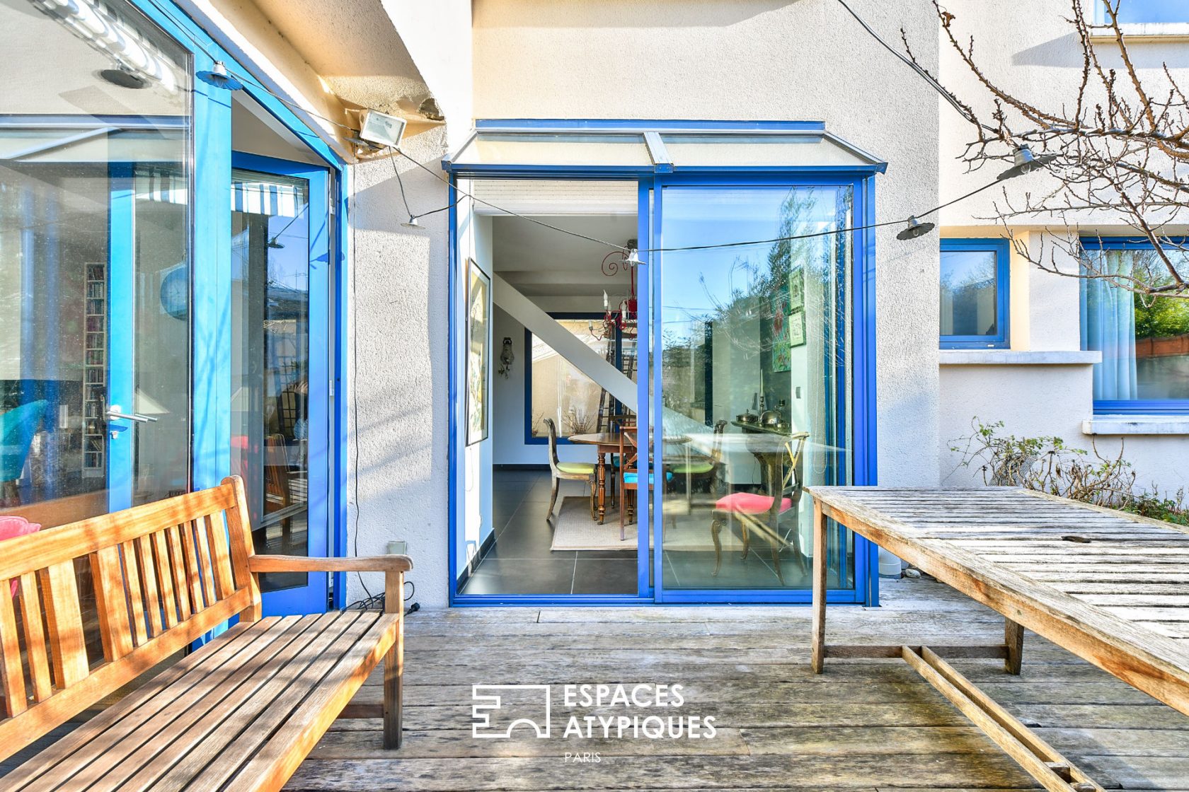 Maison avec toit terrasse proche des bords de Marne