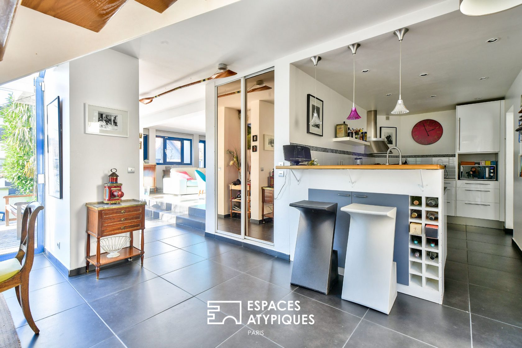 Maison avec toit terrasse proche des bords de Marne