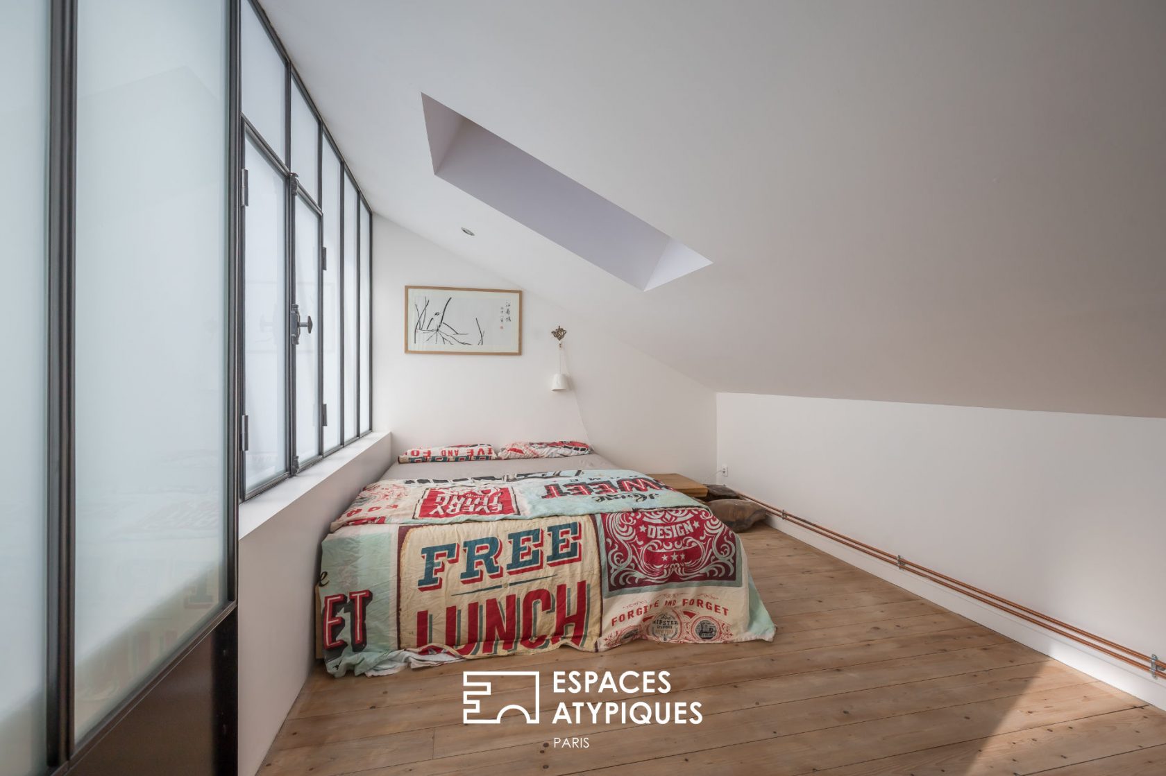 Triplex loft with terrace in an old factory