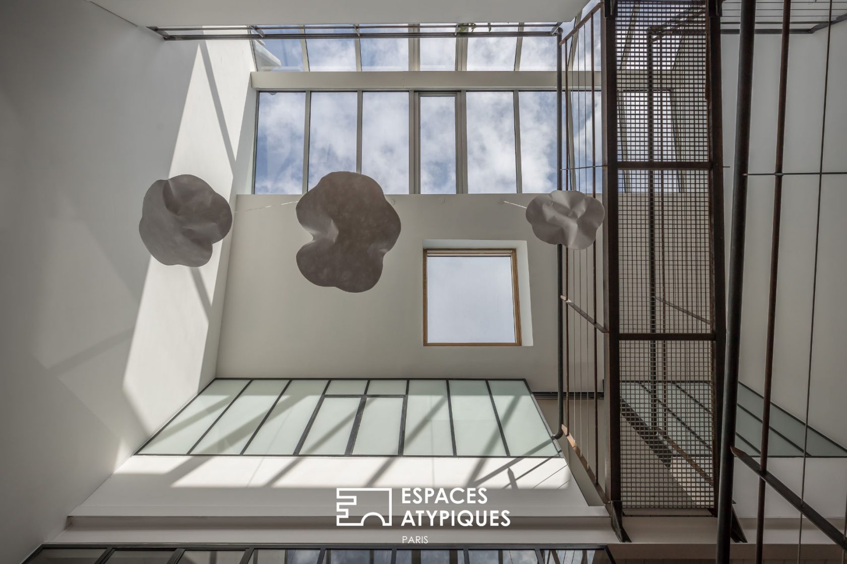 Triplex loft with terrace in an old factory