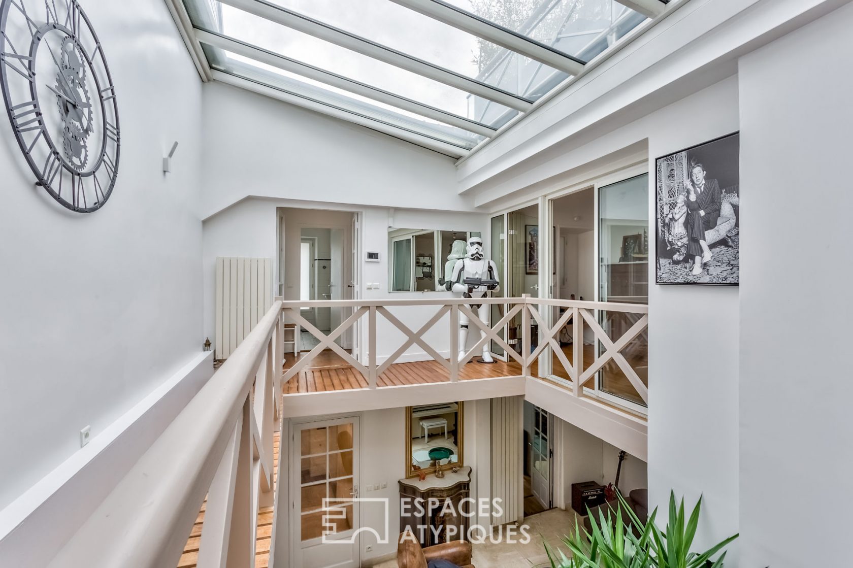 Maison d’architecte dans un ancien hôtel