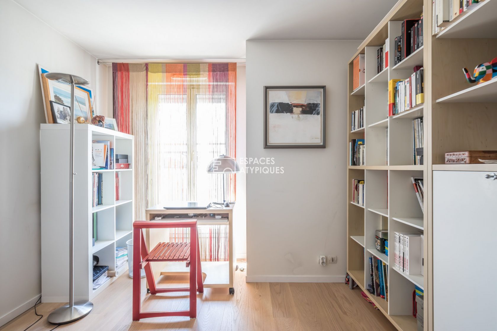 Duplex with open view of the Seine