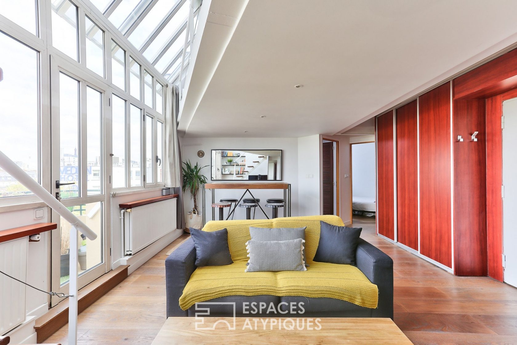 Workshop on the top floor with panoramic view