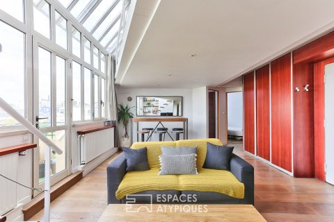 Workshop on the top floor with panoramic view