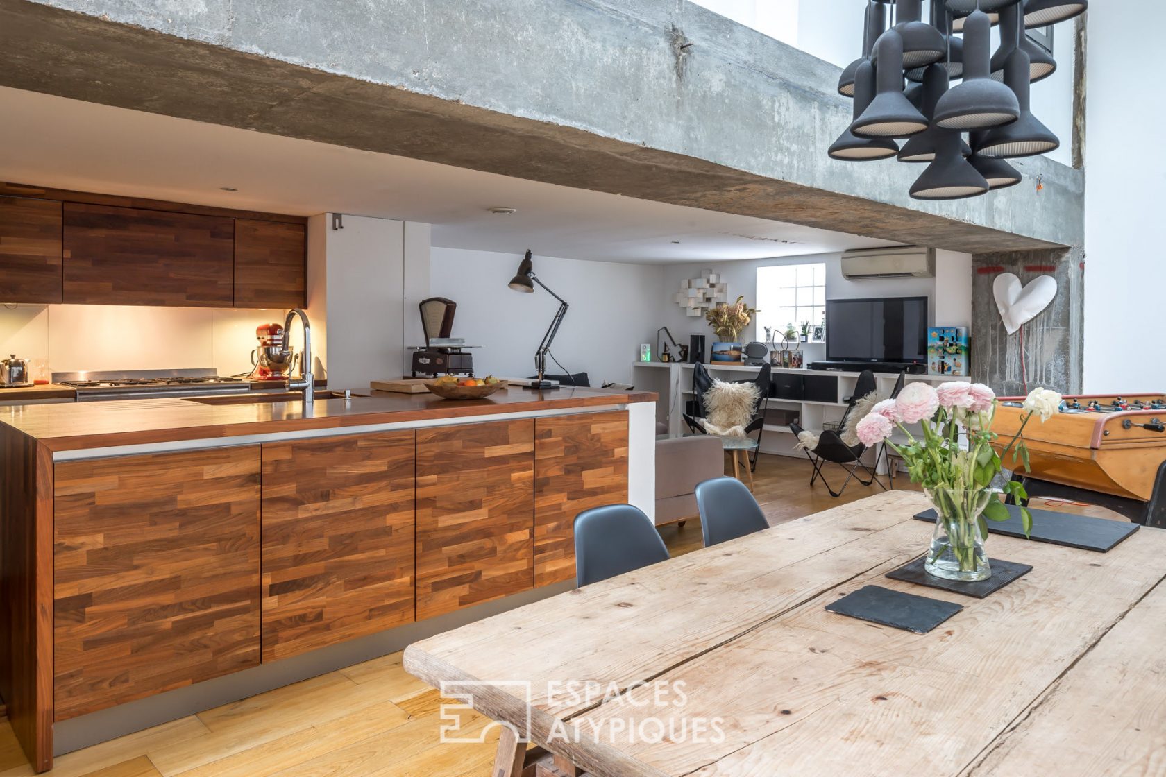 Duplex loft with terrace
