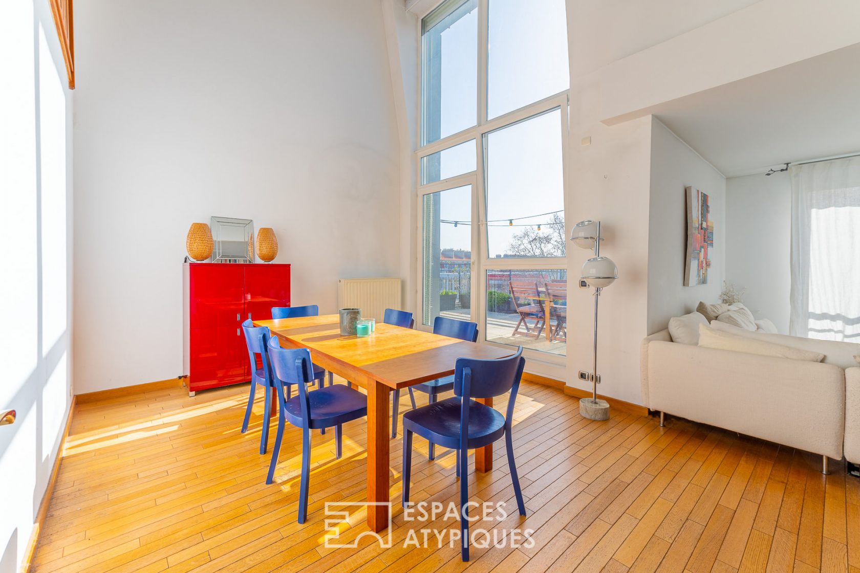 Roof top duplex with terraces