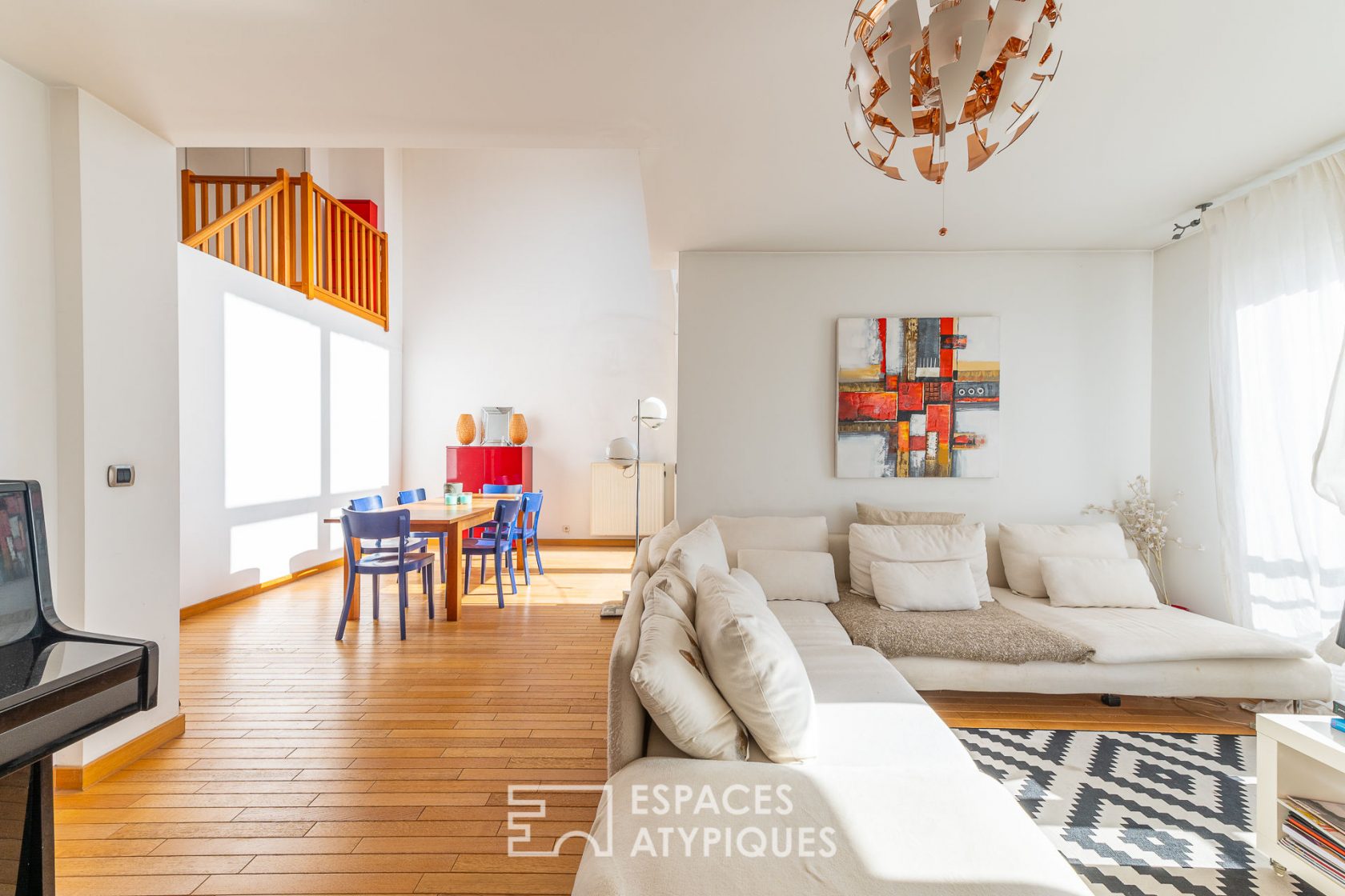 Roof top duplex with terraces