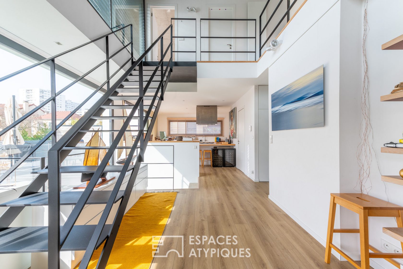 Family architect house with garden