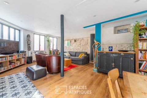 Old café revisited in a family loft