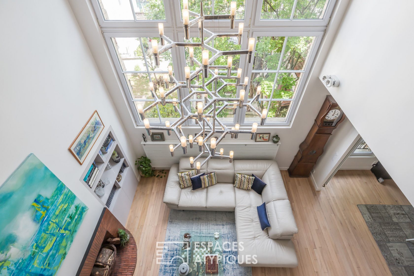 Duplex in a former artist’s studio from the 1930s