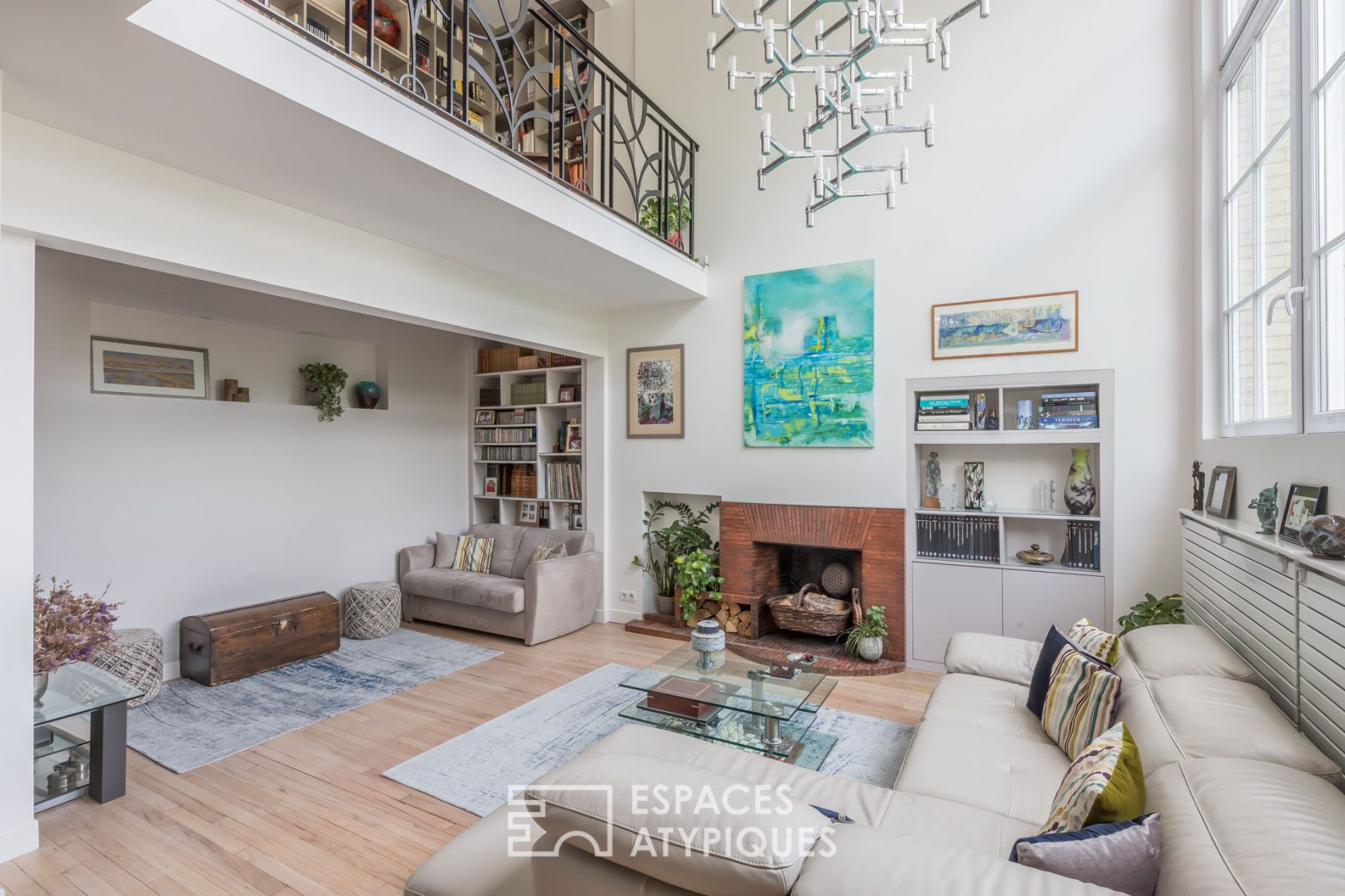 Duplex in a former artist’s studio from the 1930s