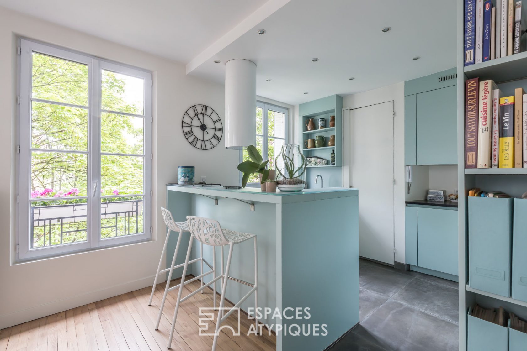 Duplex in a former artist’s studio from the 1930s
