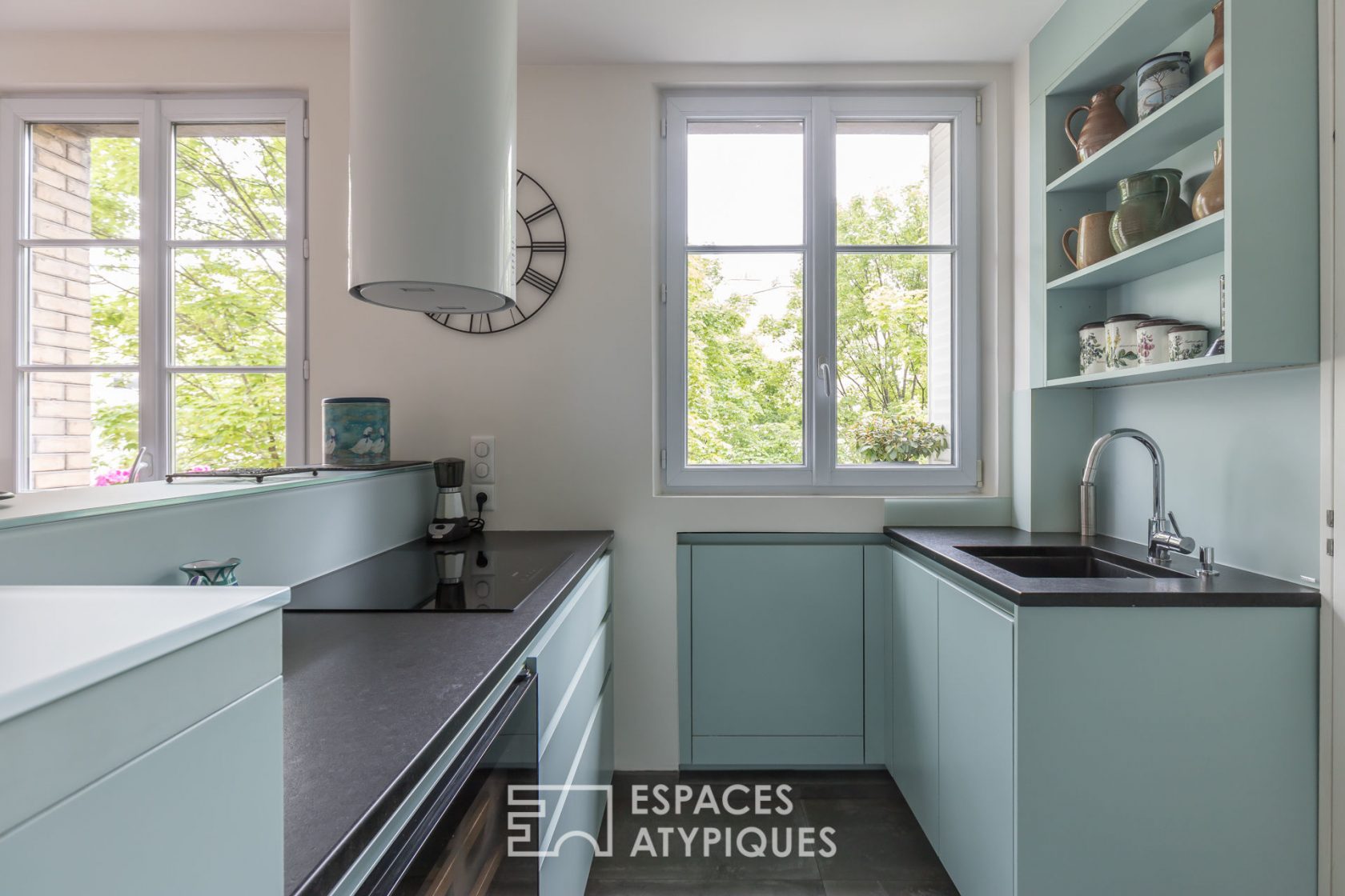Duplex in a former artist’s studio from the 1930s