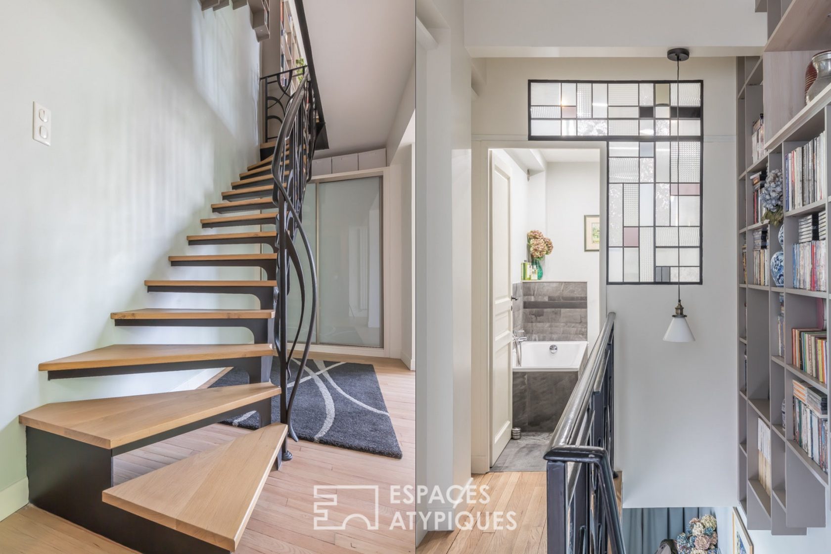 Duplex in a former artist’s studio from the 1930s