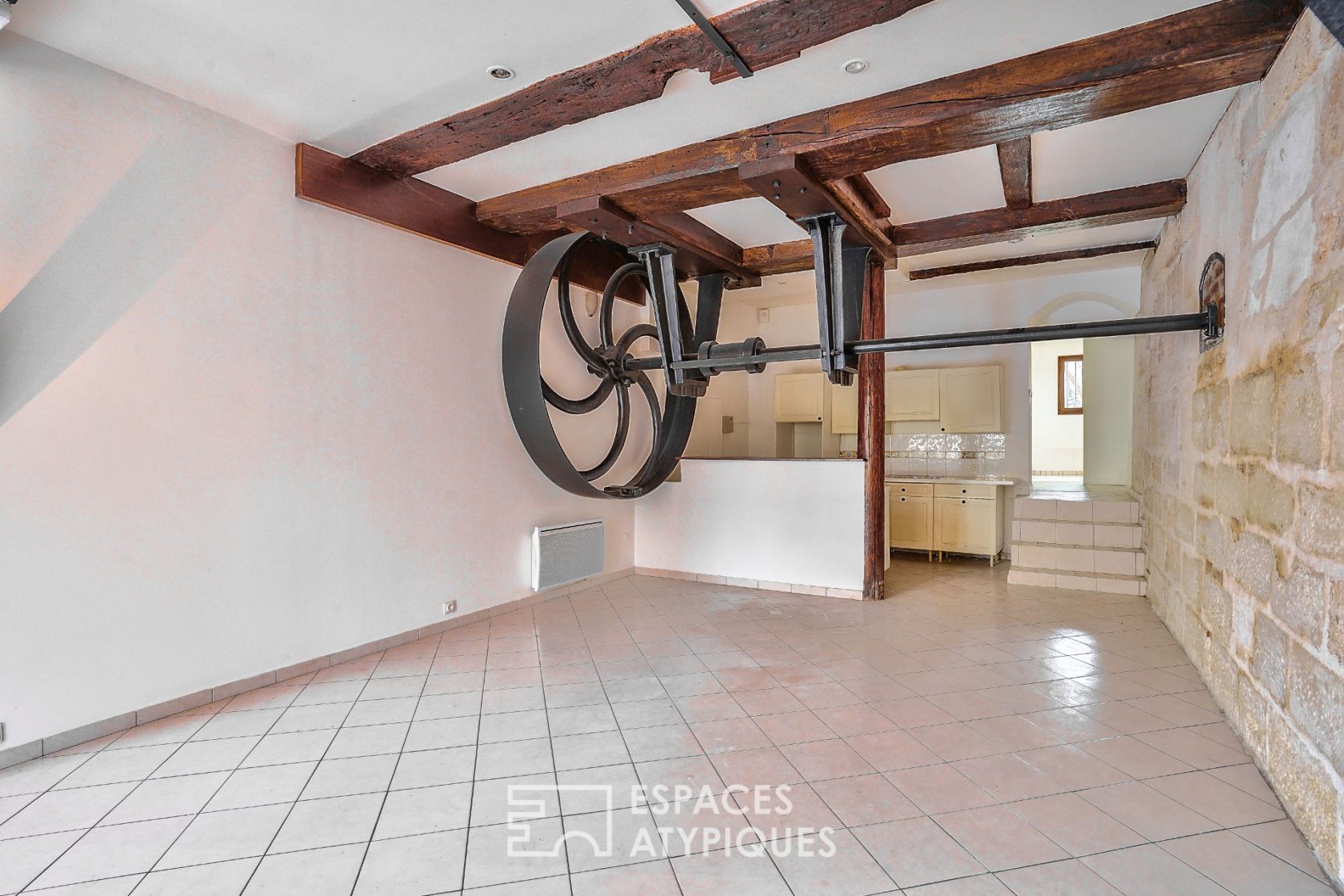 Apartment in an old mill dating from the 13th century