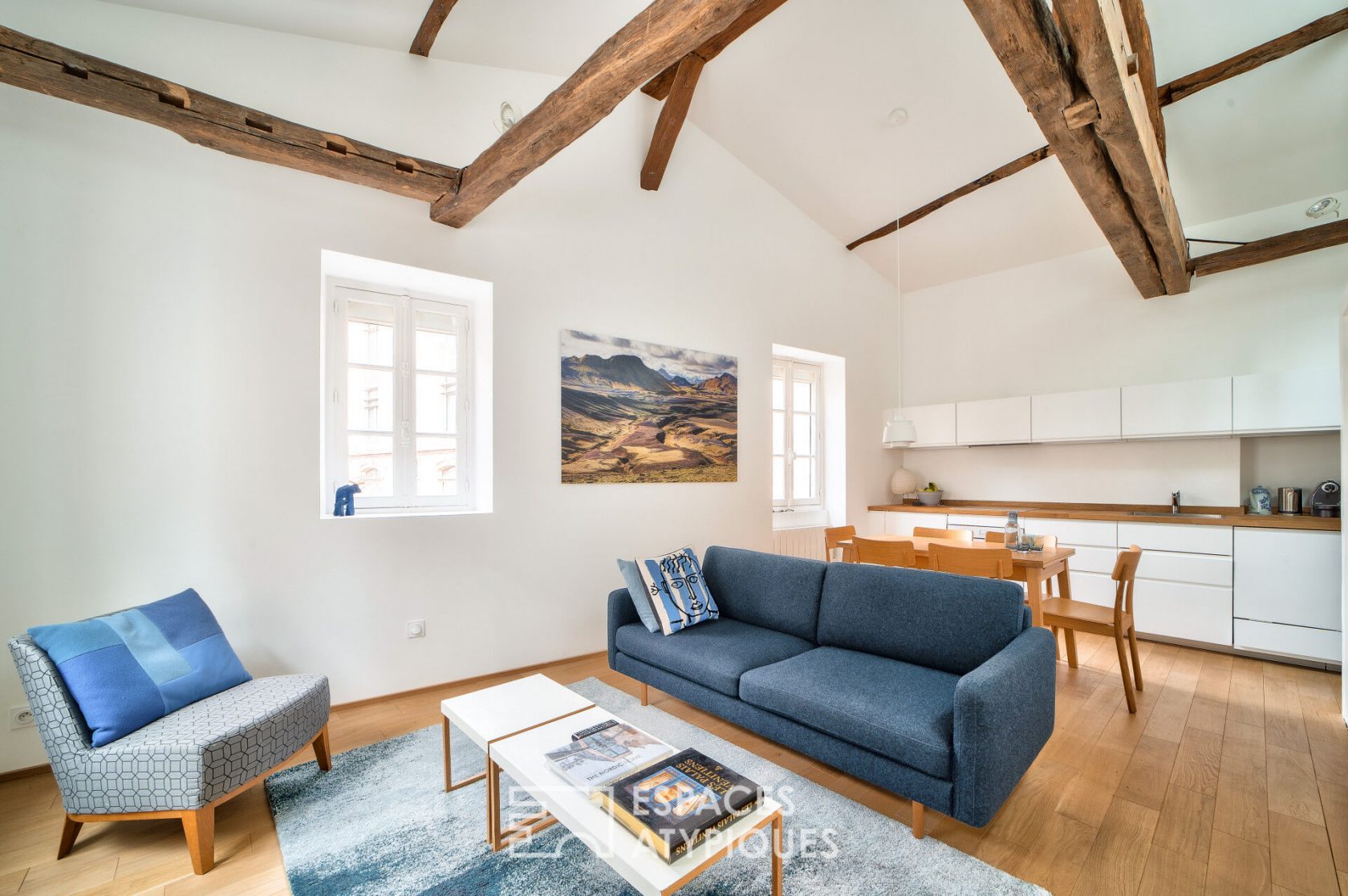 Architect apartment on the top floor
