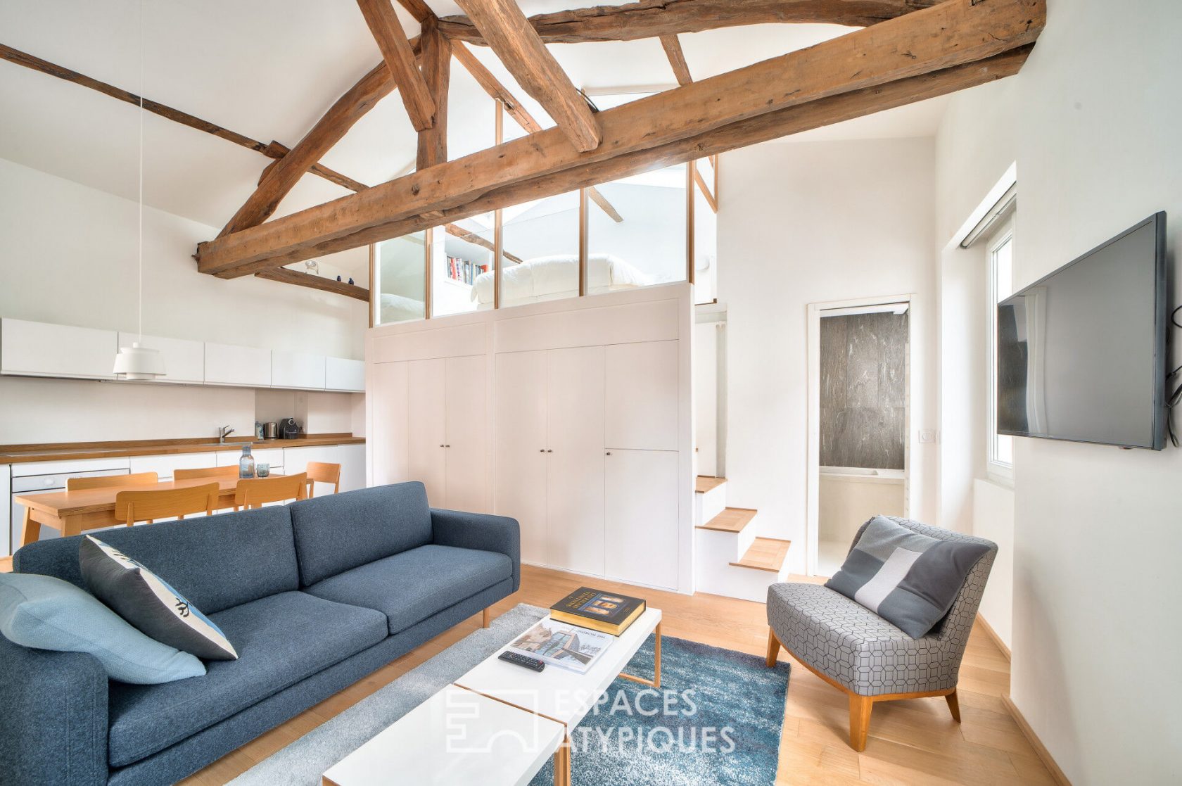 Architect apartment on the top floor