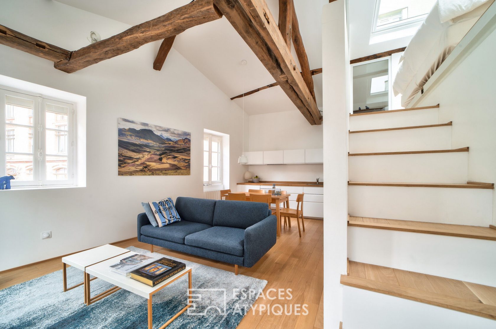Architect apartment on the top floor