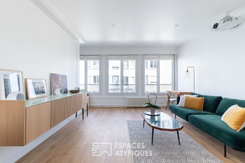 Appartement avec balcon refait par architecte
