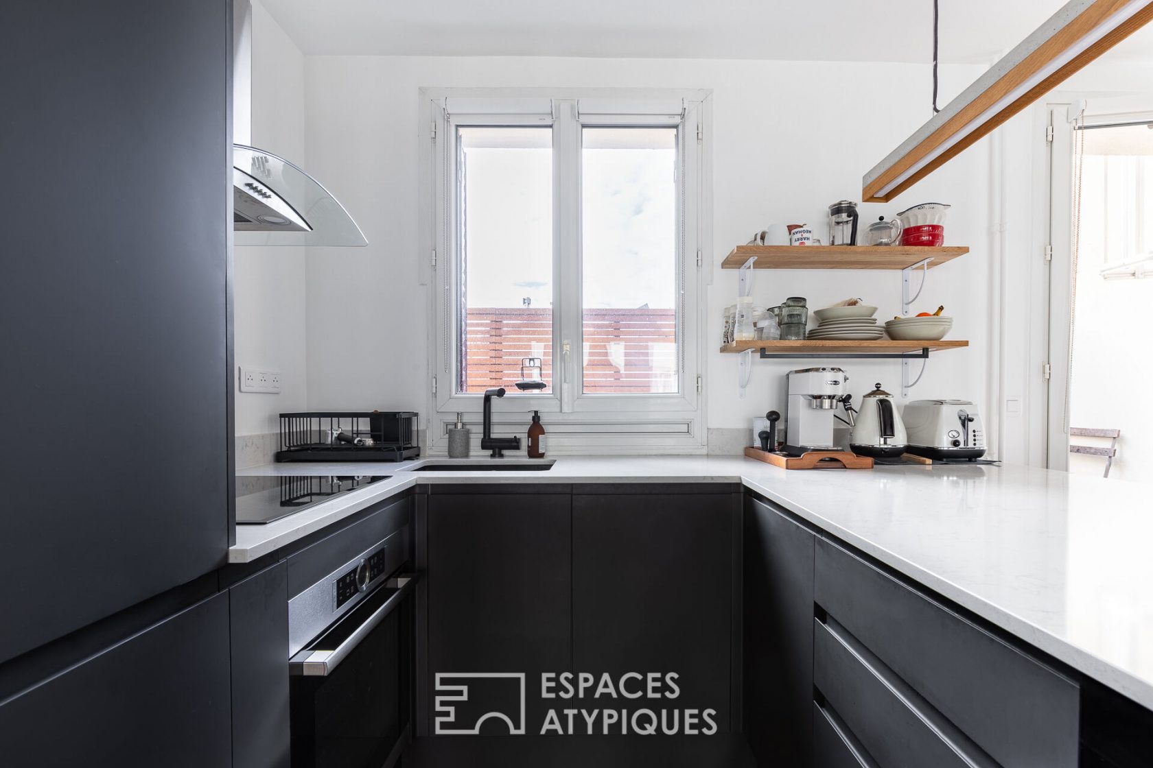 Appartement avec balcon refait par architecte