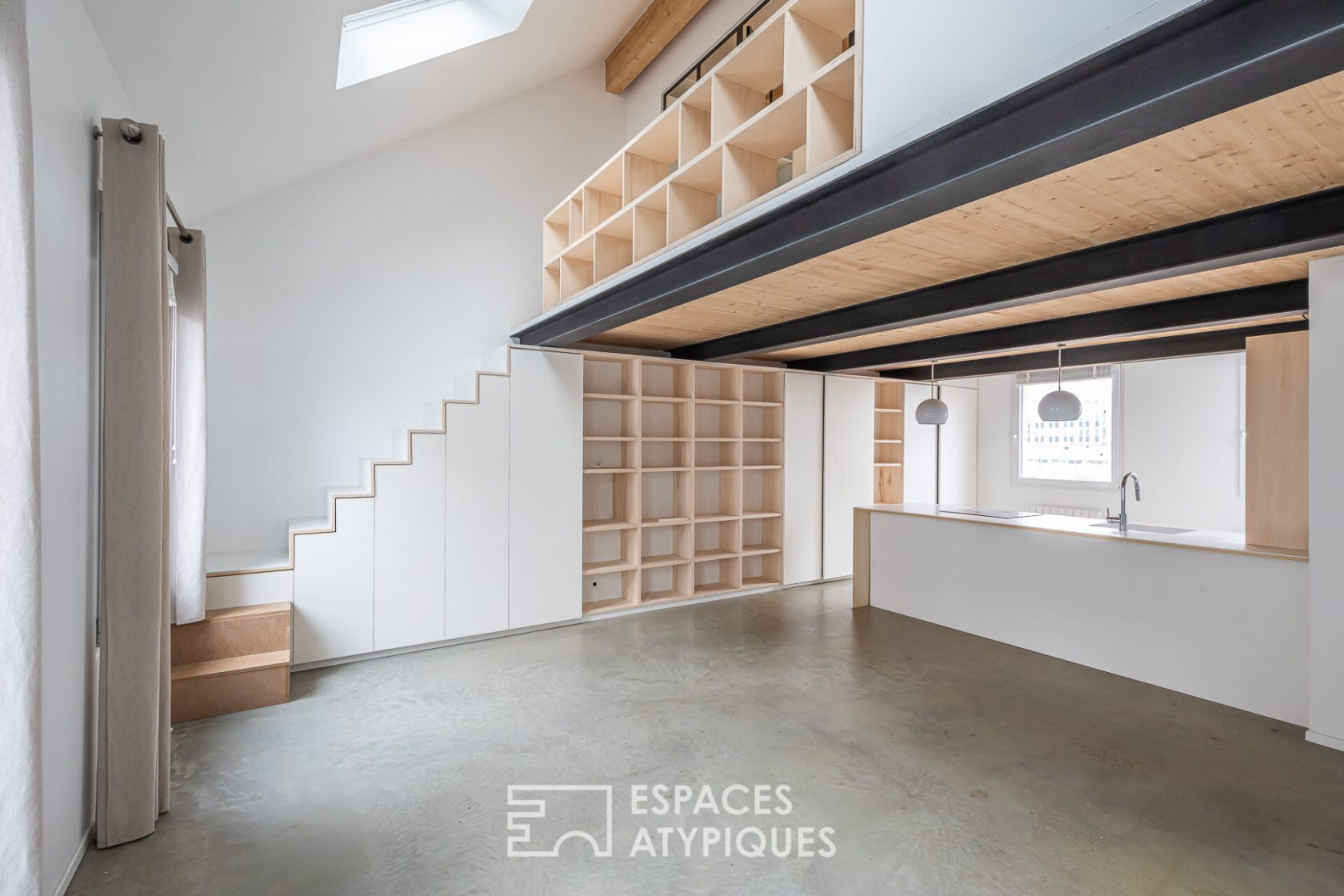 Architect’s duplex on the top floor