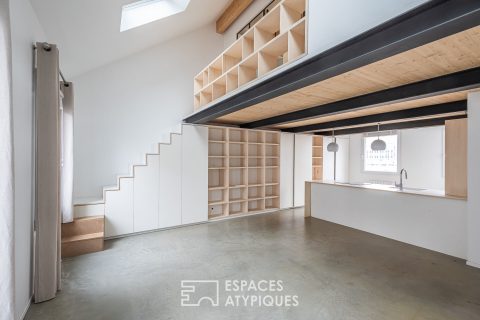 Architect’s duplex on the top floor