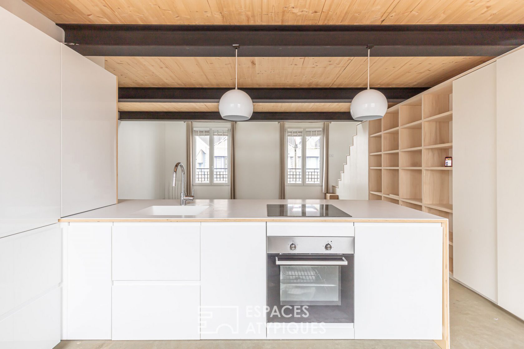 Architect’s duplex on the top floor