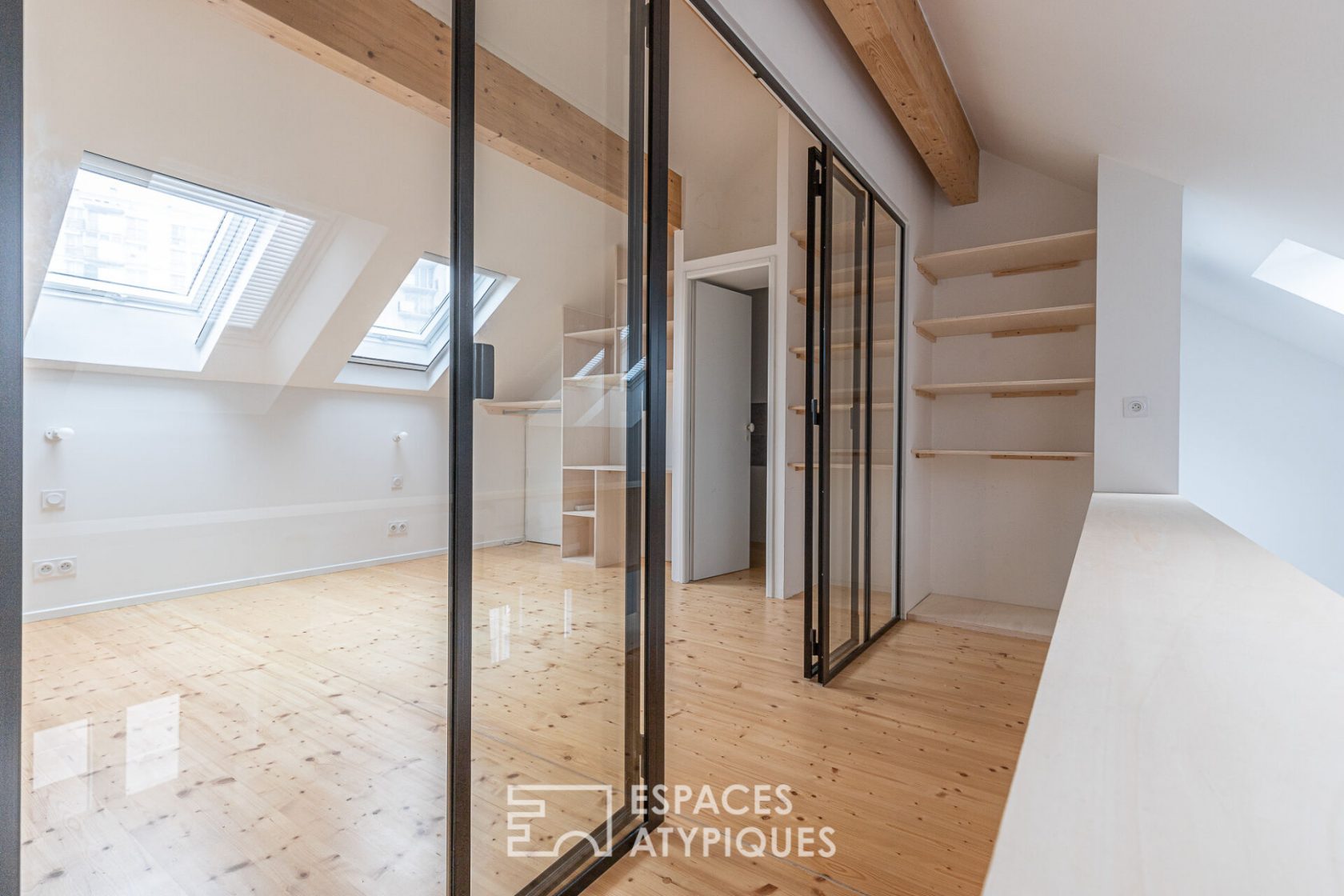 Architect’s duplex on the top floor
