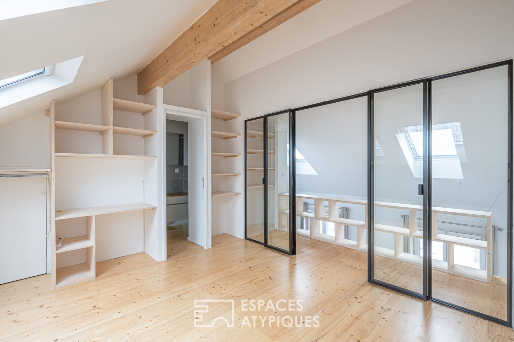 Architect’s duplex on the top floor