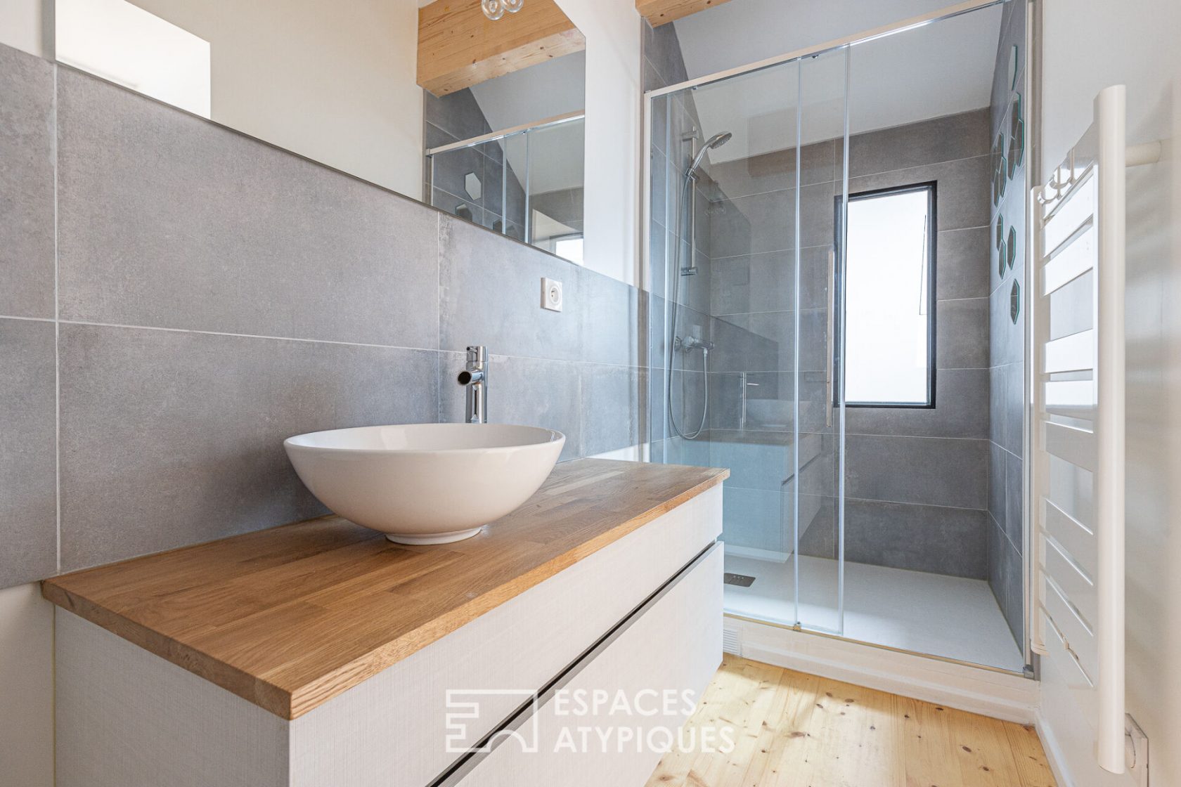 Architect’s duplex on the top floor