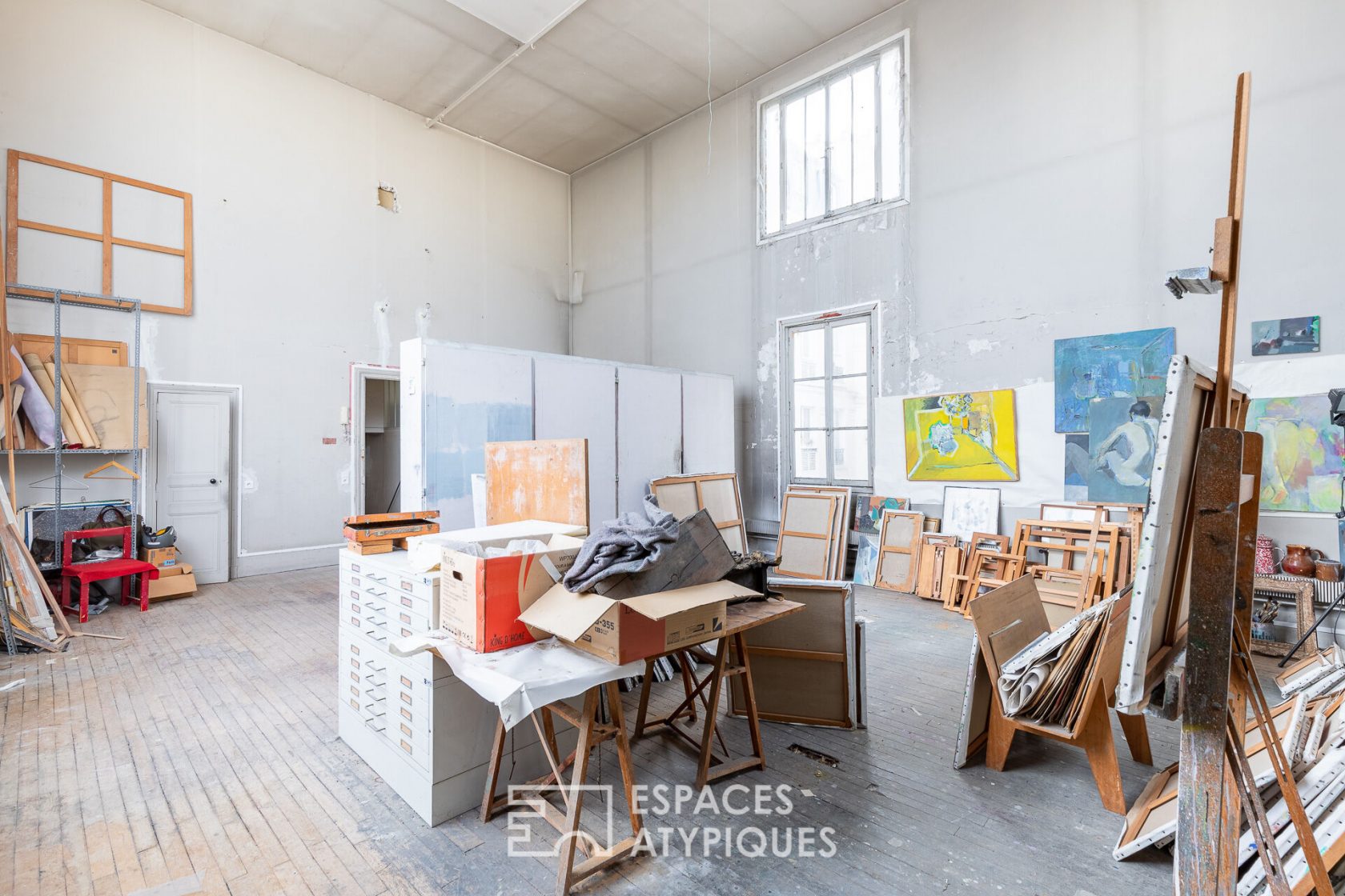 Authentique atelier d’artiste à réinterpréter