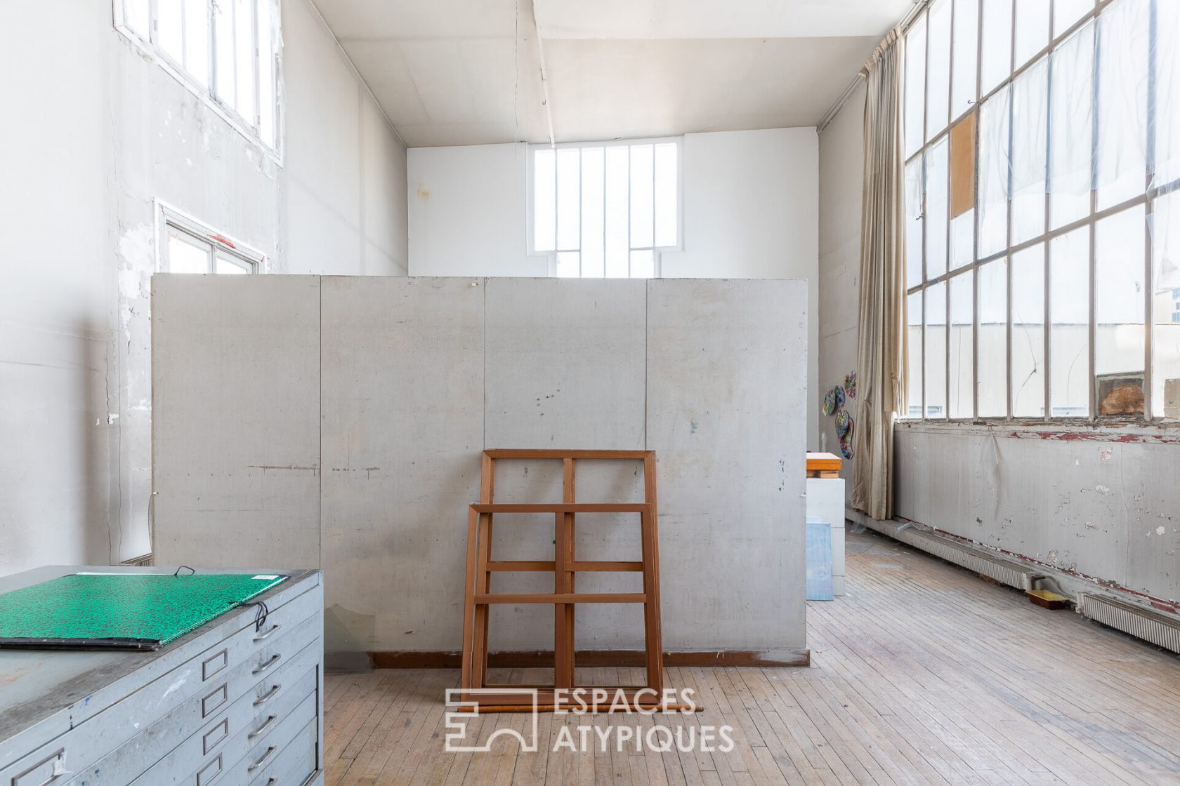 Authentique atelier d’artiste à réinterpréter