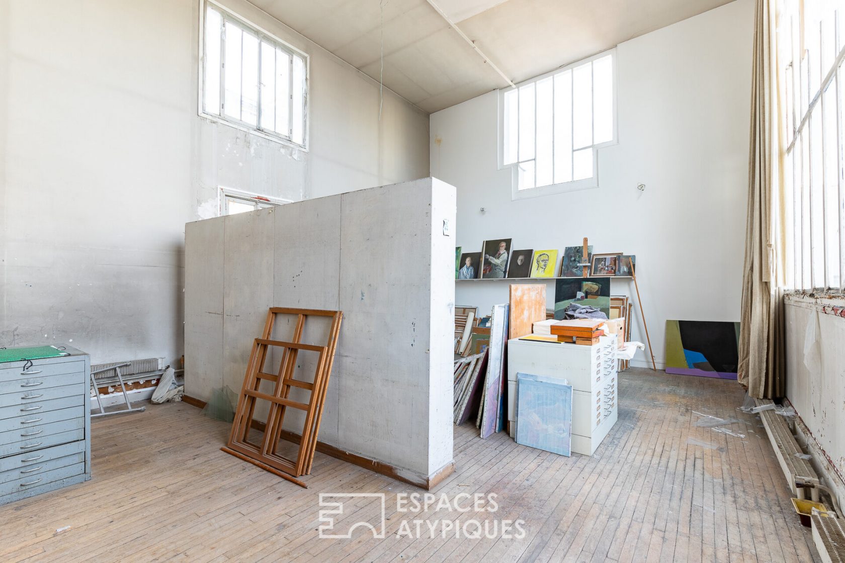 Authentique atelier d’artiste à réinterpréter