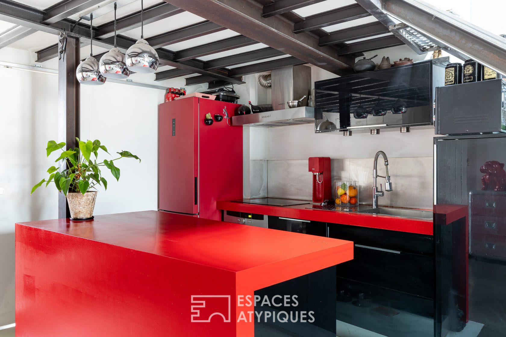 Contemporary duplex on the top floor