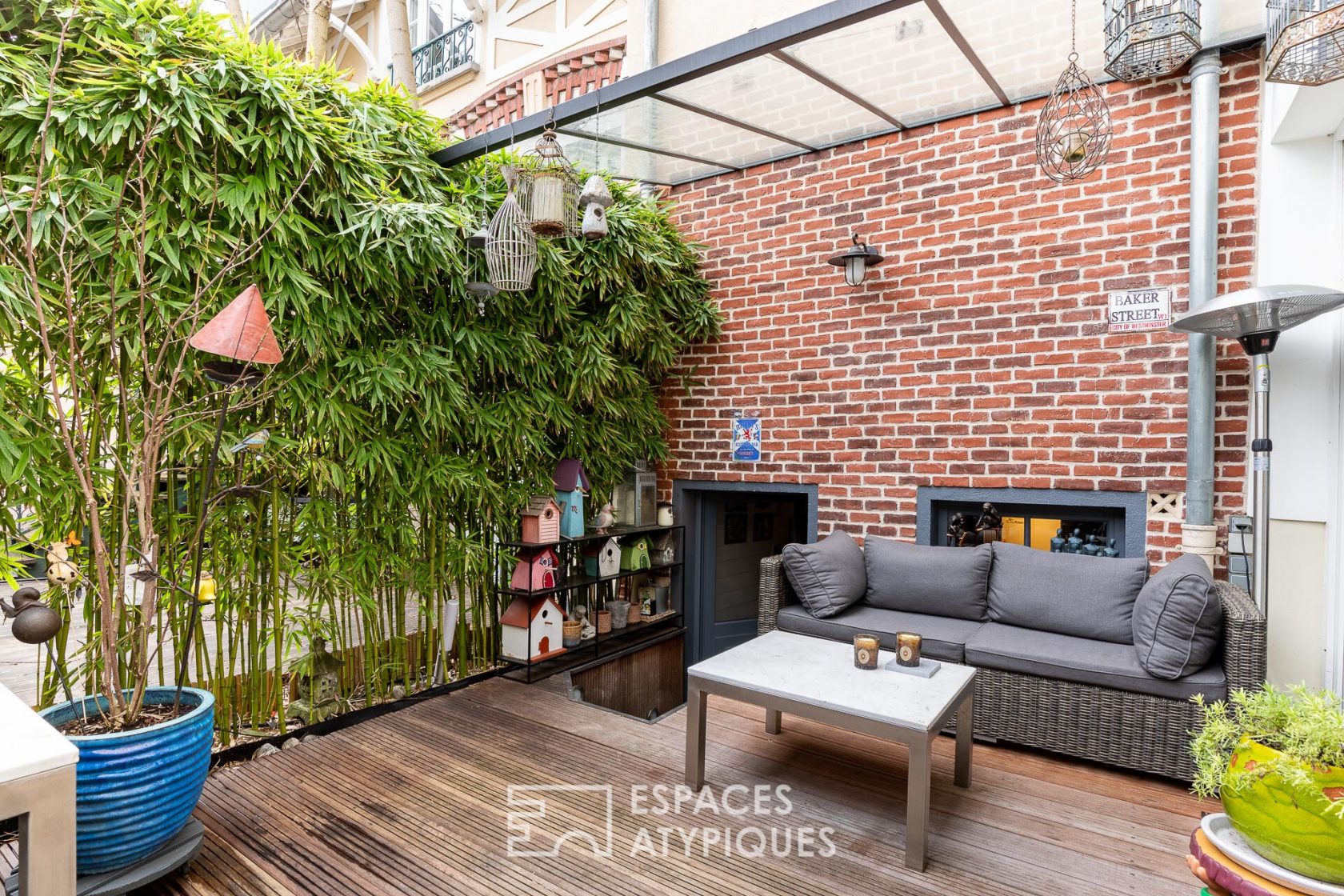 Architect loft with triplex terraces
