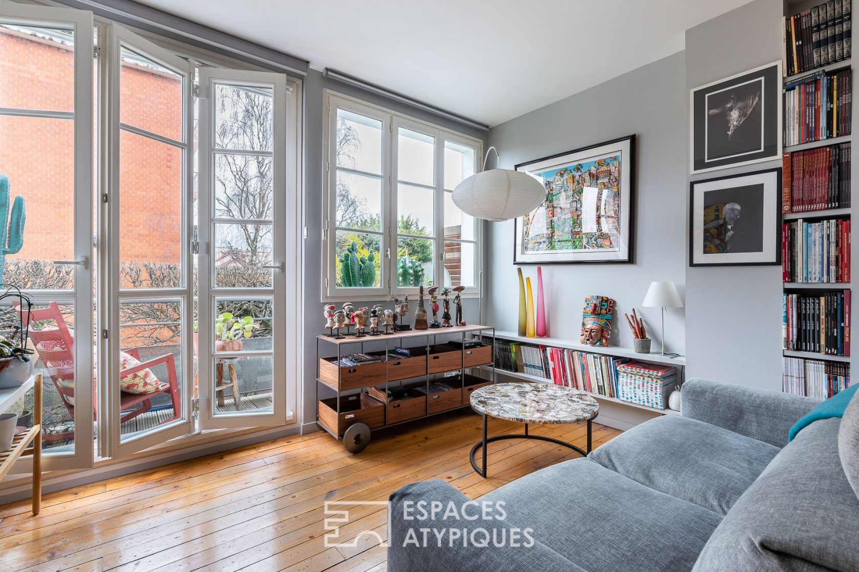 Architect loft with triplex terraces