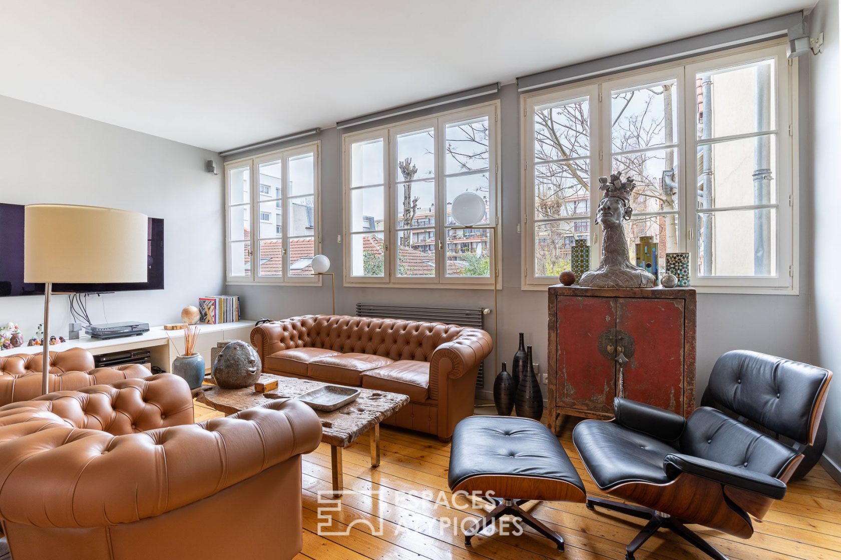 Architect loft with triplex terraces