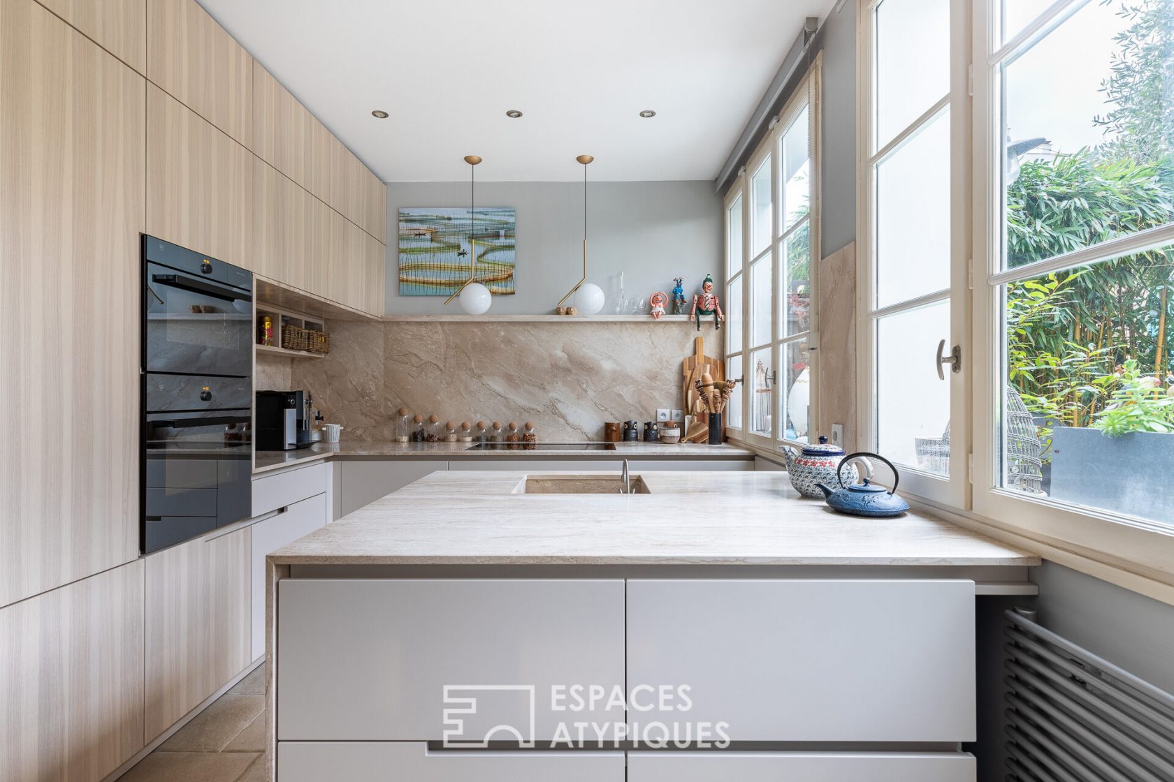 Architect loft with triplex terraces