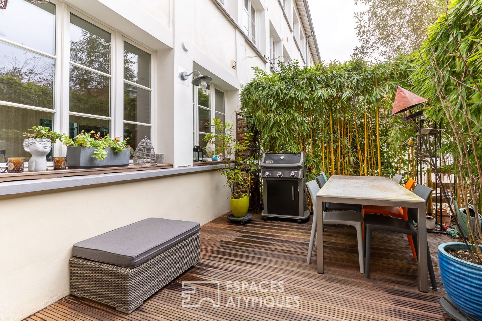 Architect loft with triplex terraces