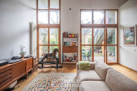 Duplex crossing with garden in a Bertheau factory